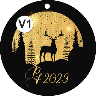 - V1 - Vánoční a dárkové visačky prům. 54 mm