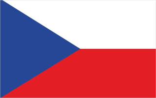 Samolepka 80 x 50 mm vlajka ČR 