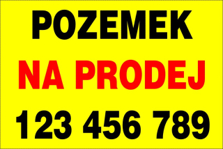 BANNER  - POZEMEK NA PRODEJ 1