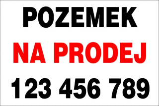 BANNER  - POZEMEK NA PRODEJ 
