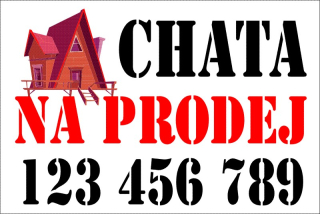 BANNER - CHATA NA PRODEJ