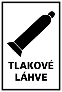 Samolepky - Tlakové láhve 