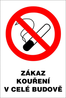 Samolepky - KOUŘENÍ ZAKÁZÁNO
