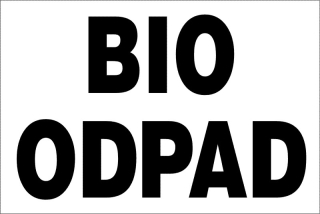 MAGNETICKÁ cedule - BIO ODPAD