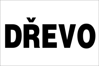 MAGNETICKÁ cedule - DŘEVO