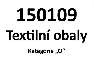 MAGNETICKÁ cedule - Textilní obaly 150109